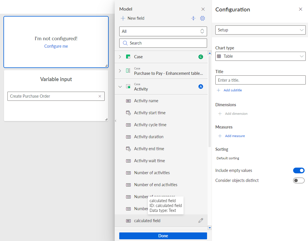 Select calculated field