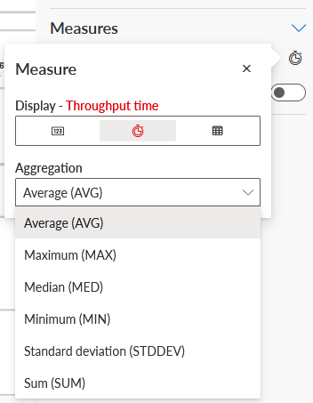 Select measure