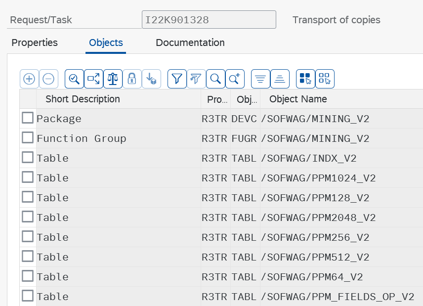 SAP transport request