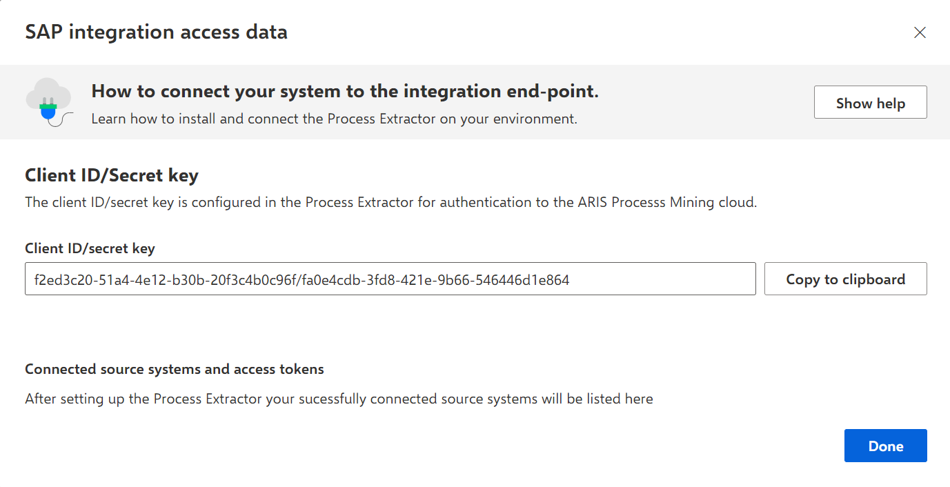 System integration access data