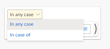 Specify scope
