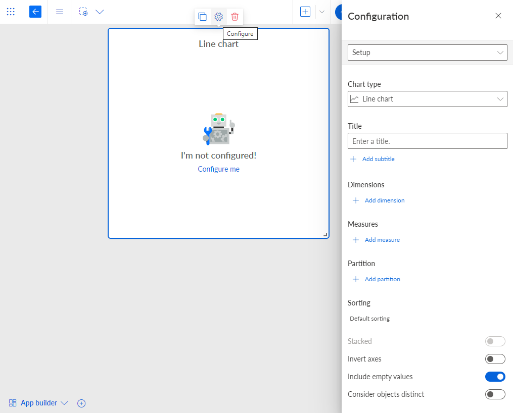 Configure component